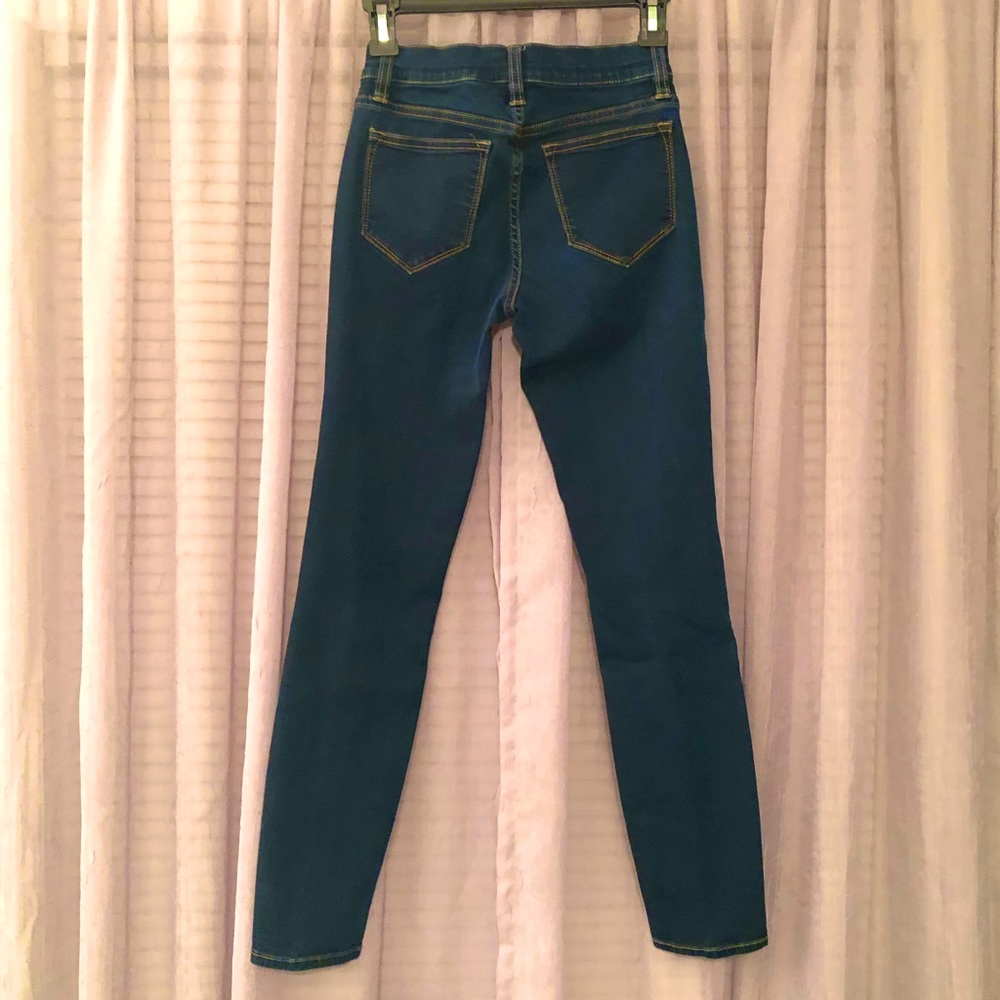 💙3/$25 J Crew Stretch Super Skinny Indigo Jeans- 24 - Picture 3 of 6